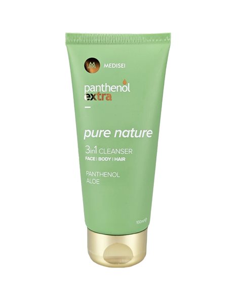 Panthenol Extra Promo Pure Nature Eau De Toilette 50ml & 3in1 Cleanser 100ml & Body Milk 100ml