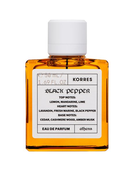 Korres Black Pepper Eau de Parfum Ανδρικό Άρωμα με Νότες Μαύρου Πιπεριού 50ml