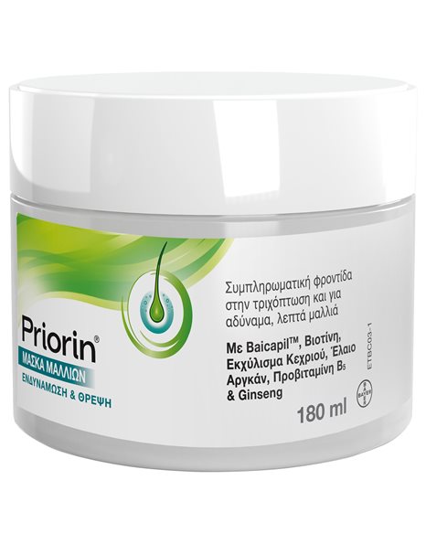Priorin Nourishing & Strengthening Hair Mask Μάσκα Μαλλιών για Τριχόπτωση 180ml