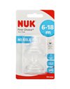 Nuk First Choice No Colic For Formula 6-18m  Θηλές από Σιλικόνη με Μεσαία Οπή 2τμχ