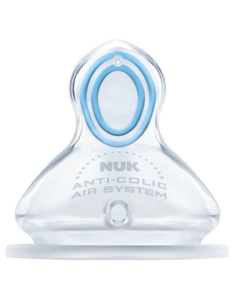 Nuk First Choice No Colic For Formula 6-18m  Θηλές από Σιλικόνη με Μεσαία Οπή 2τμχ