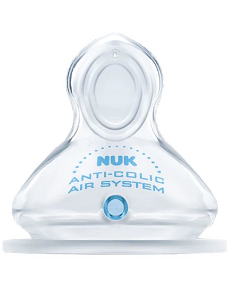 Nuk First Choice No Colic For Formula 6-18m  Θηλές από Σιλικόνη με Μεσαία Οπή 2τμχ