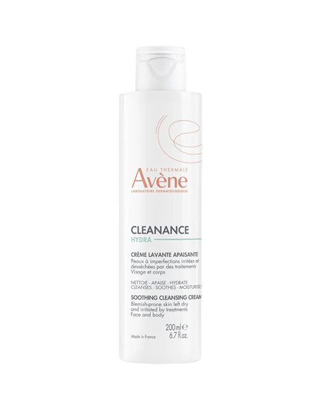Avene Cleanance Hydra Creme Lavante Apaisante Καταπραϋντική Κρέμα Καθαρισμού 200ml
