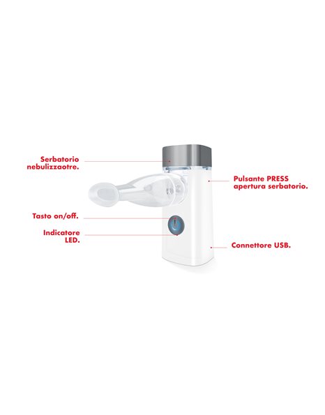  Medel Medical Medel Compact Portable Nebulizer - Φορητός Νεφελοποιητής 1 τεμάχιο