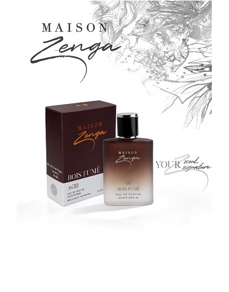 Isabelle Dupont MAISON ZENGA Eau De Perfume for Men BOIS FUME No 38 50ml