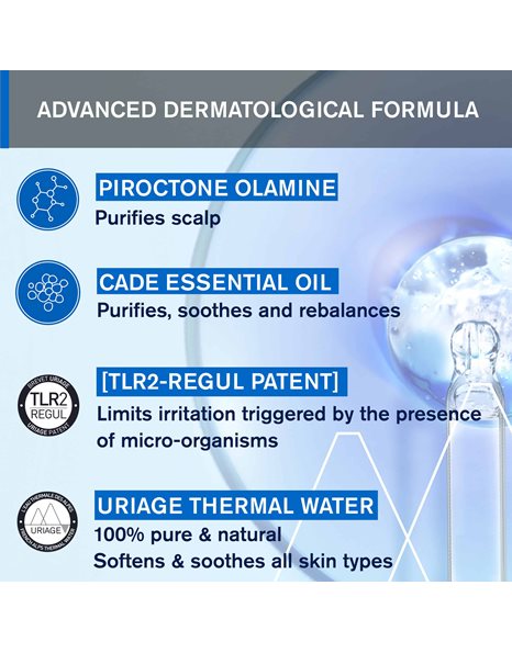 Uriage D.S. Hair Regulating Anti-Dandruff Lotion - Αντιπυτιριδική Λοσιόν για Εξισορρόπηση 100ml
