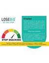 Amhes LoseBig Stop Snacking Spray Συμπλήρωμα για Αδυνάτισμα με Γεύση  Γκρέιπφρουτ 30ML