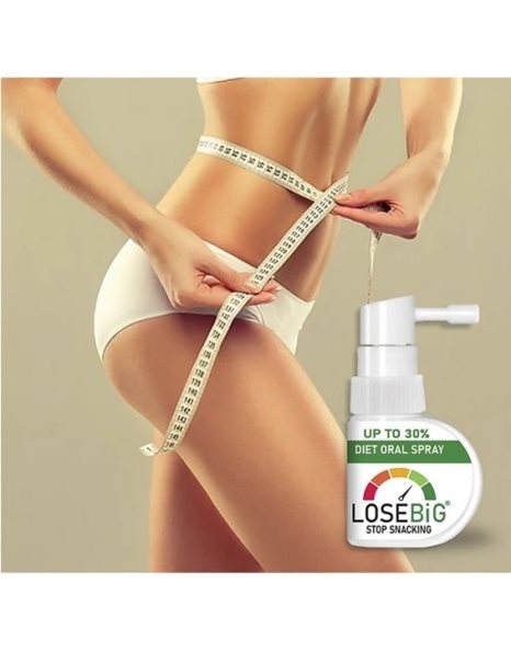 Amhes LoseBig Stop Snacking Spray Συμπλήρωμα για Αδυνάτισμα με Γεύση Μέντα 30ml 