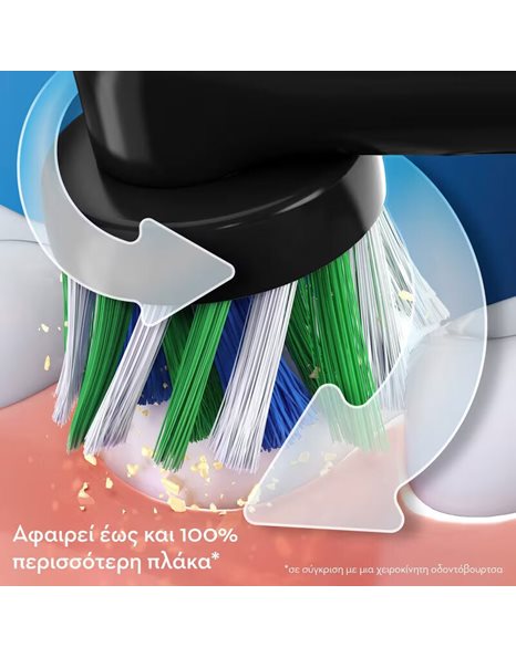 Oral-B Pro Vitality Black Ηλεκτρική Οδοντόβουρτσα με Χρονομετρητή Μαύρο 1τεμ