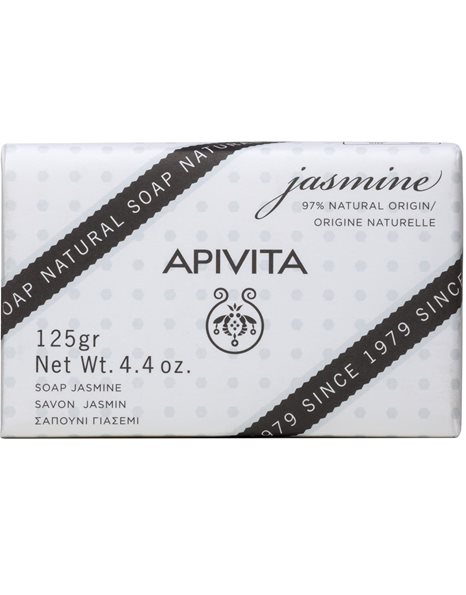 Apivita Natural Soap With Jasmine / Γιασεμί 125g