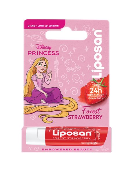 Liposan Disney Princess Forest Strawberry Dream Blister Lip Balm Ενυδατικό Βάλσαμο Χειλιών 4.8gr
