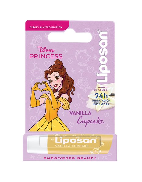 Liposan Disney Princess Vanilla Cupcake Lip Balm Ενυδατικό Βάλσαμο Χειλιών 4.8gr