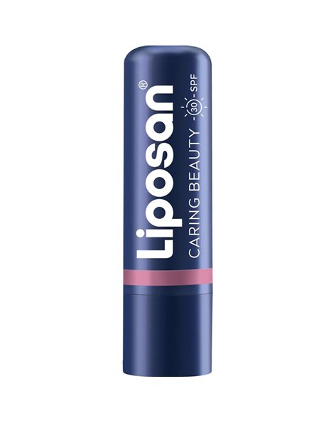 Liposan Caring Beauty Lip & Cheek Spf30, Ενυδατικό Βάλσαμο Χειλιών 4.8g - Nude Pink