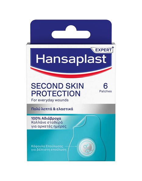 Hansaplast Second Skin Protection for Everyday Wounds 6 Τεμάχια