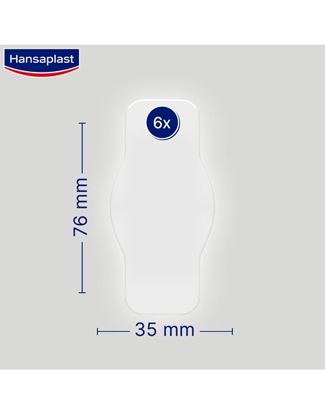 Hansaplast Second Skin Protection for Everyday Wounds 6 Τεμάχια