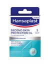 Hansaplast Second Skin Protection XL Προηγμένα Υδροκολλοειδή Επιθέματα 6x7cm 3 Τεμάχια