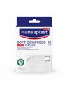 Hansaplast Soft Compress Αποστειρωμένες Γάζες 7.5x7.5cm 10τμχ