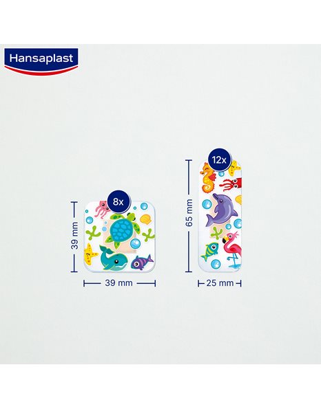 Hansaplast Αδιάβροχα Αυτοκόλλητα Επιθέματα Aqua για Παιδιά 20τμχ