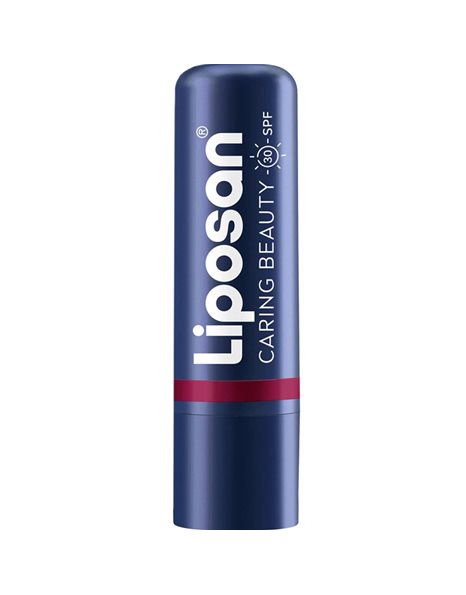 Liposan Caring Beauty Lip & Cheek Spf30, Ενυδατικό Βάλσαμο Χειλιών 4.8g - Red