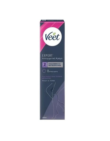 Veet Expert Κρέμα Αποτρίχωσης για Όλους τους Τύπους Δέρματος, 200ml