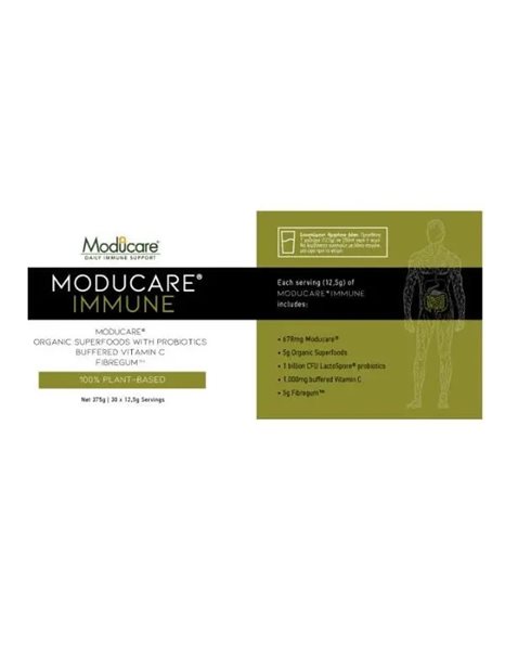  Moducare Immune Συμπλήρωμα για την Ενίσχυση του Ανοσοποιητικού με Γεύση Βανίλια 375gr