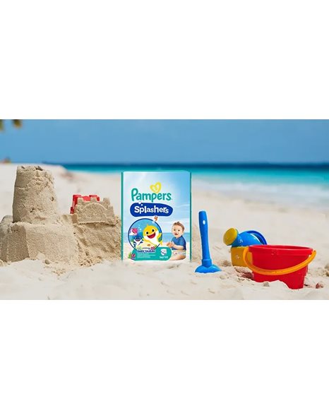 Pampers Πάνες Μαγιό Splashers No. 3 για 6-11kg 12τμχ