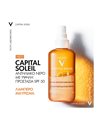 Vichy Ideal Soleil Solar Protective Water Hydrating SPF50 Λαμπερό Μαύρισμα με Νερό Προστασίας από Τον Ήλιο με Β-Καροτένιο, 200ml