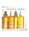 Vichy Ideal Soleil Solar Protective Water Hydrating SPF50 Λαμπερό Μαύρισμα με Νερό Προστασίας από Τον Ήλιο με Β-Καροτένιο, 200ml