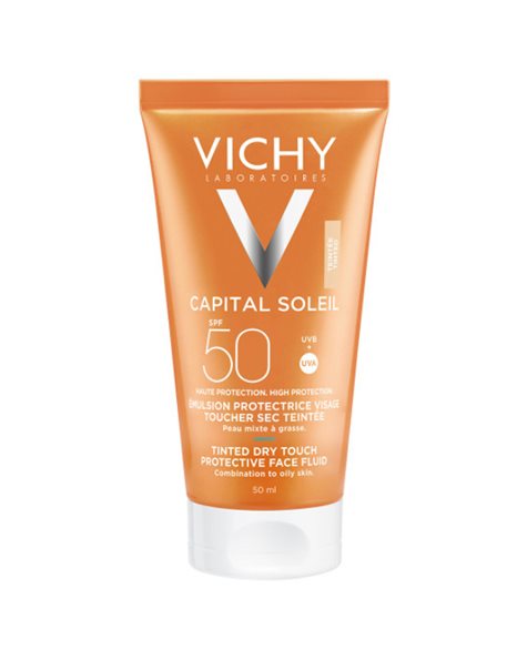 Vichy Capital Soleil BB Αντηλιακή με Χρώμα & Ματ αποτέλεσμα SPF 50+ 50ml