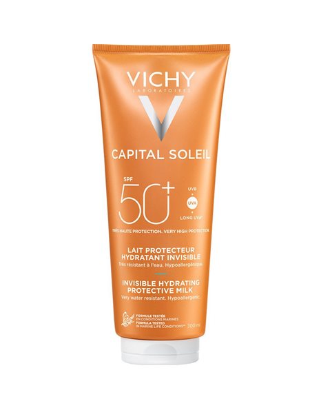Vichy Capital Soleil Invisible Protective Milk SPF50+ 300ml &Capital Soleil Soothing After-Sun 100ml