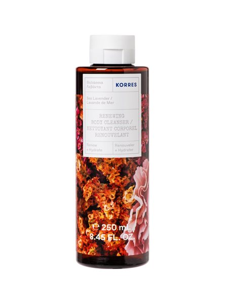 Korres Promo Sea Lavender Renewing Body Cleanser Αφρόλουτρο Θαλάσσια Λεβάντα ,2x250ml