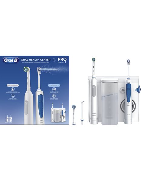 Oral-B Pro Series 1 Σύστημα Καταιονισμού 1τμχ & Ηλεκτρική Οδοντόβουρτσα 1τμχ