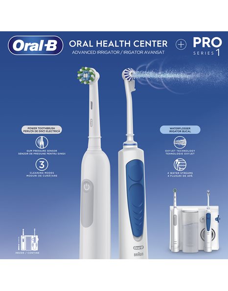 Oral-B Pro Series 1 Σύστημα Καταιονισμού 1τμχ & Ηλεκτρική Οδοντόβουρτσα 1τμχ