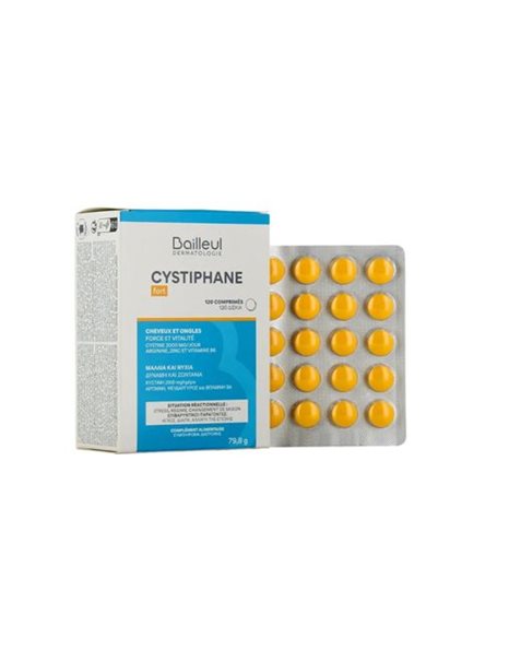 Bailleul Laboratoires Cystiphane Fort Ειδικό Συμπλήρωμα Διατροφής για Μαλλιά & Νύχια 120 δισκία