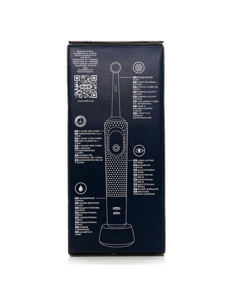 Oral B Pro Vitality, Lilac - Ηλεκτρική Οδοντόβουρτσα με 3 Προγράμματα Βουρτσίσματος ,1τμχ
