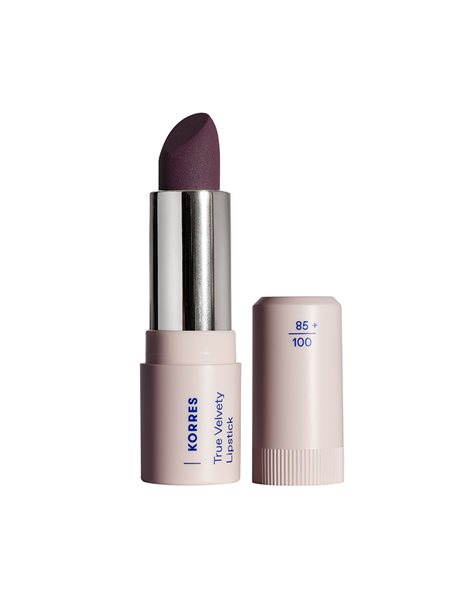 Korres True Velvety Lipstick Semi-matte Κραγιόν με Κρεμώδη Υφή και Πλούσιο Χρώμα Ν.29 Deep Berry,3g