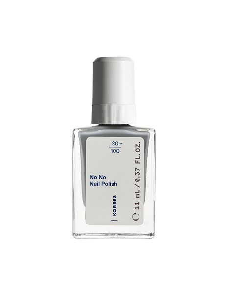Korres No No Nail Polish Βερνίκι Νυχιών Μακράς Διαρκείας 75 Foggy Blue 11 mL
