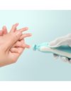  Baby Nail Trimmer Βρεφική Ηλεκτρική Λίμα Νυχιών & 6 Ανταλλακτικές Κεφαλές σε Χρώμα Γαλάζιο 1 τμχ