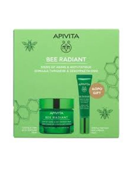 Apivita Promo Bee Radiant Signs of Aging & Anti-Fatigue Rich Cream (50ml) & Δώρο Eye Cream (15ml)