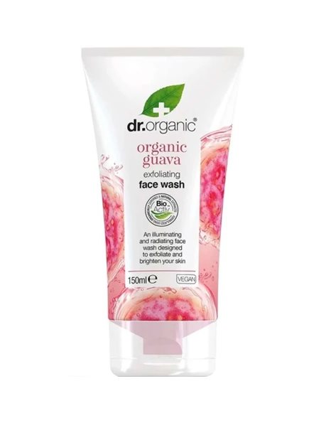 Dr Organic Promo Guava Shampoo 265ml & Body Wash 250ml & Face Wash 150ml & Δώρο Νεσεσέρ
