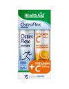 Health Aid Osteoflex Fizzy 20 eff.tabs  & Vitamin C 1000mg Γεύση Πορτοκάλι 20 eff.tabs