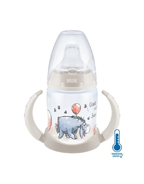 Nuk Εκπαιδευτικό Μπιμπερό με Λαβές Winnie the Pooh First Choice 6m+ με Ένδειξη Θερμοκρασίας 150ml 