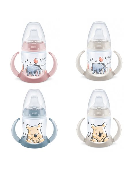 Nuk Εκπαιδευτικό Μπιμπερό με Λαβές Winnie the Pooh First Choice 6m+ με Ένδειξη Θερμοκρασίας 150ml 