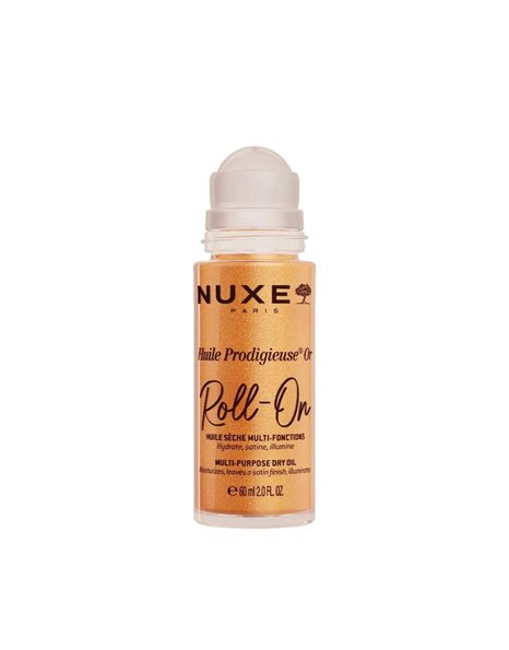 Nuxe Huile Prodigieuse Multi-Purpose Dry Oil Roll-On,Ιριδίζον Ξηρό Λάδι για Πρόσωπο-Σώμα-Μαλλιά 60ml