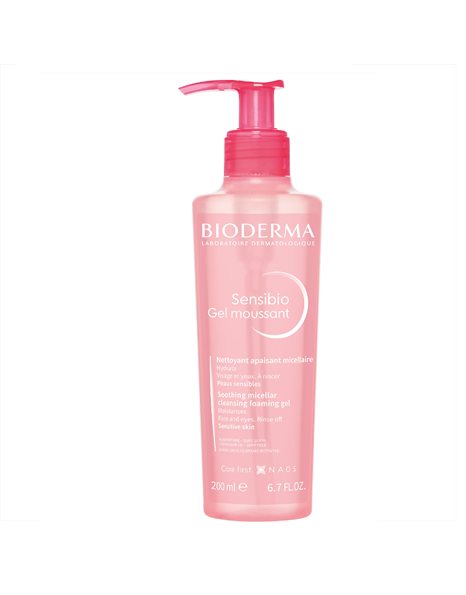 Bioderma Sensibio Cleansing Foaming Gel  - Αφρώδες Τζελ Καθαρισμού για Ευαίσθητες Επιδερμίδες,200ml