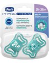 Chicco Πιπίλα Physio Forma Light Σιελ 16-36m 2τμχ