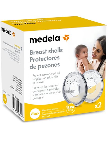 Medela Επιθέματα Στήθους Θηλών Breast Shells 2 Τεμάχια