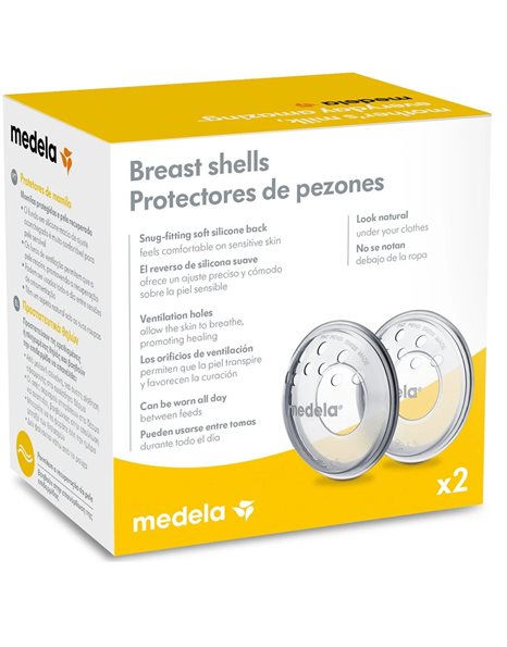 Medela Επιθέματα Στήθους Θηλών Breast Shells 2 Τεμάχια