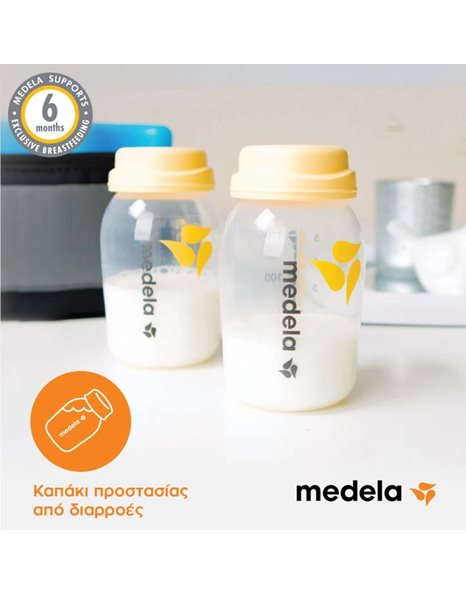 Medela Πλενόμενα Δοχεία Αποθήκευσης Μητρικού Γάλακτος Breast Milk Bottles 2x250ml