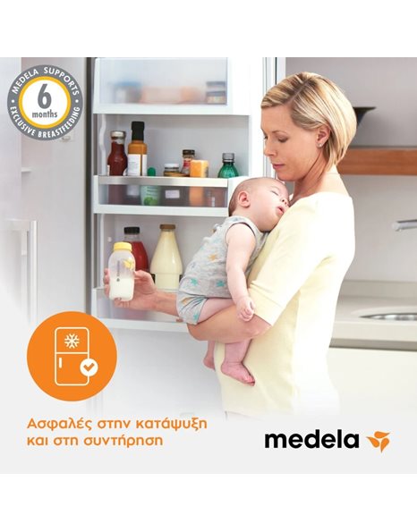 Medela Πλενόμενα Δοχεία Αποθήκευσης Μητρικού Γάλακτος Breast Milk Bottles 2x250ml